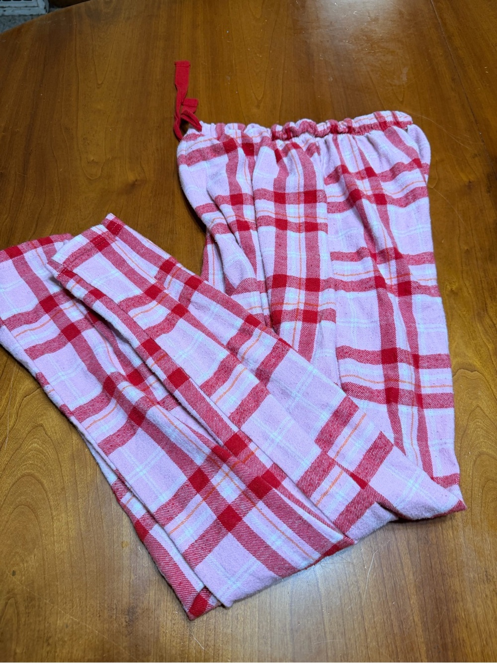 Red Plaid Pajama Pants